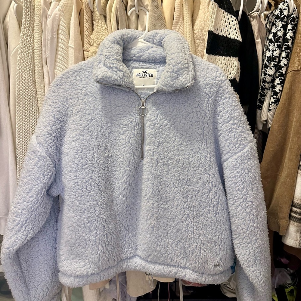hollister fur jacket